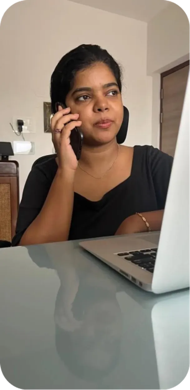 Participant on a 15-minute WhatsApp call with a guide